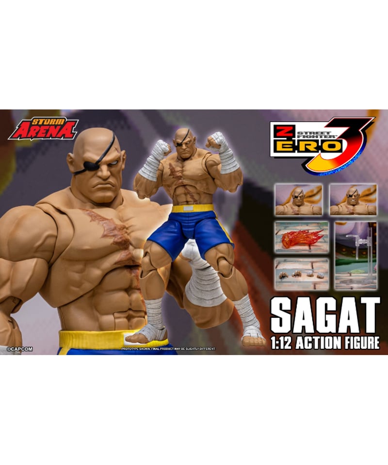 ストリートファイターZERO3 1/12スケール アクションフィギュア