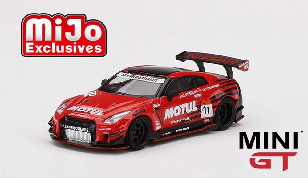 1:64 LB Works Nissan GT-R R35 Type 2, Rear Wing Version 3 Infinite