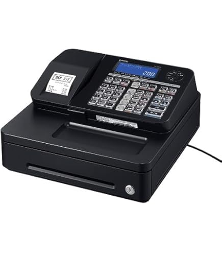 Amazon | カシオ レジスター 25部門 小型ドロア TE-5000S-A