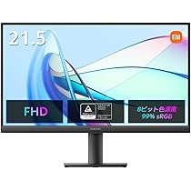 Amazon.co.jp: Xiaomi モニターA22i ディスプレイ 21.5インチ フルHD