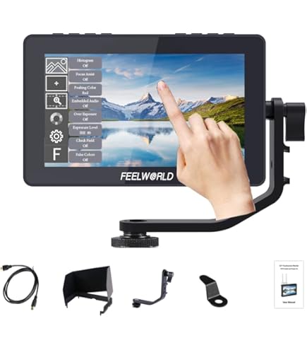 Amazon | Nitze モニターケージキット Feelworld F6 PLUSX / F6 Plus