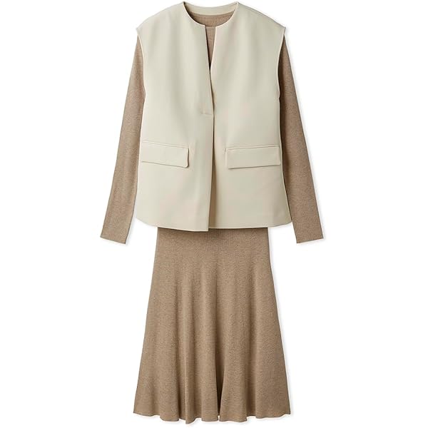 Amazon.co.jp: [ミラオーウェン] 構築トップステーパードパンツSET