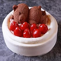 Amazon.co.jp: morin ケーキ 苺ショートケーキ 5号 (4人～6人分