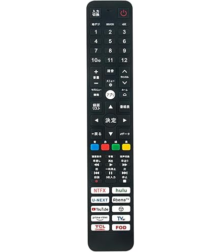 Amazon | テレビリモコン RC310V FJR1 for TCL TCLテレビリモコン