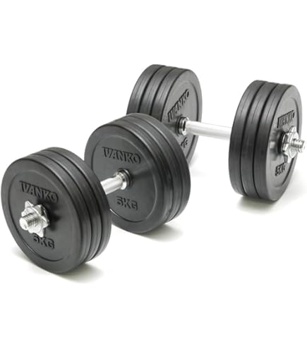 Amazon | IVANKO(イヴァンコ) ラバーダンベルセット(ノーマルバー