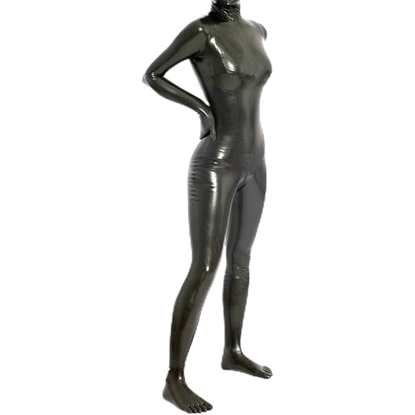 Amazon.co.jp: ラテックスラバーラバーキャットスーツ全身タイツ