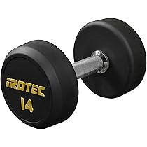 Amazon | IROTEC(アイロテック) ジム ダンベル 10KG（オールラバー
