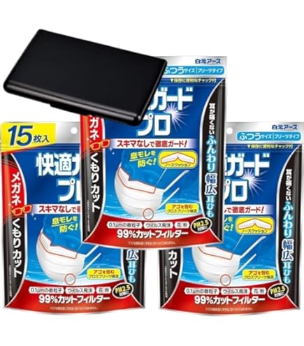 Amazon.co.jp: 快適ガードプロ 立体タイプふつうサイズ5枚入×8個パック