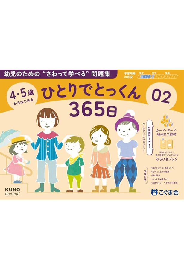 ひとりでとっくん365日おけいこカード06 基礎3-B | こぐま会, 久野 泰