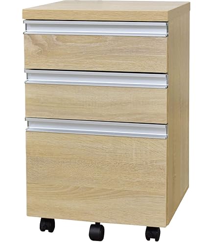 Amazon | PLUS デスクワゴン サイドワゴン オフィスワゴン 木製ワゴン3