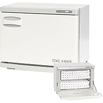 Amazon | タオルウォーマー TW-18F［ホワイト前開き］おしぼり蒸し器