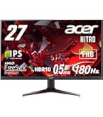 Amazon.co.jp: Acer Nitro ゲーミングモニター 27インチ IPS 非光沢