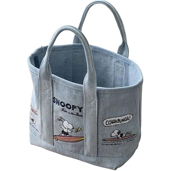 Amazon | [hgTUP] スヌーピー トートバッグ キャンバス トートバック