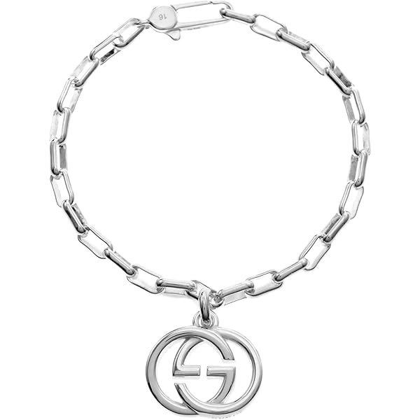 Amazon | グッチ インターロッキングG チェーン シルバー ブレスレット