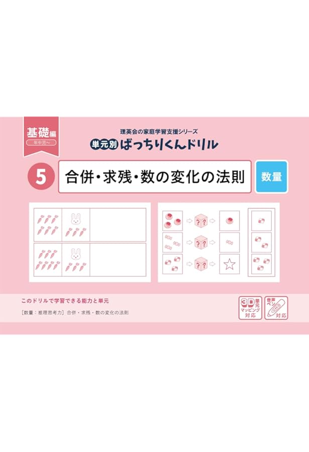 025 ばっちりくんドリル 変化の法則(基礎編) (理英会の家庭学習支援