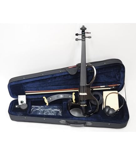 Amazon | 【並行輸入】PLAYTECH PSV100BK 電子バイオリン 4/4 ブラック