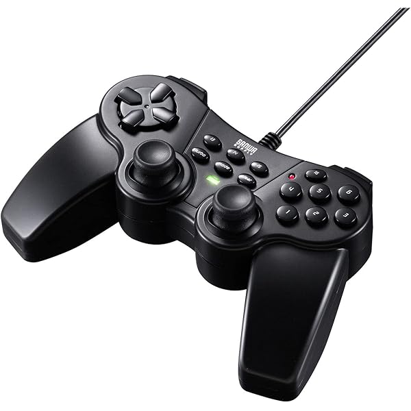 Amazon.co.jp: サンワダイレクト ゲームパッド 16ボタン 全ボタン連射