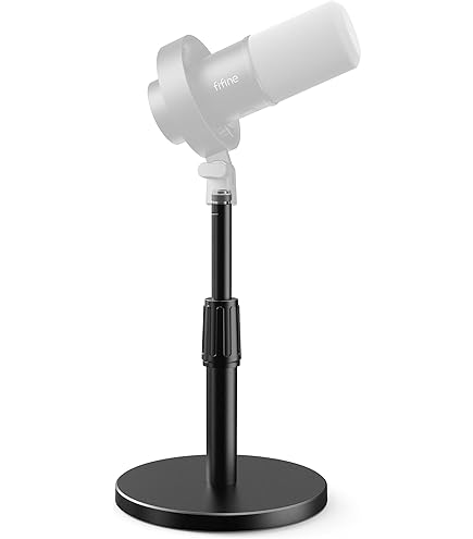 Amazon | K&M 233B black 卓上マイクスタンド | マイクスタンド | 楽器