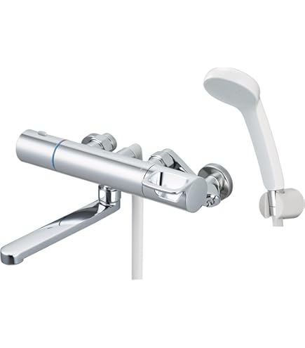 Amazon | TOTO 浴室用壁付サーモスタット混合水栓 シャワーなし 170mm