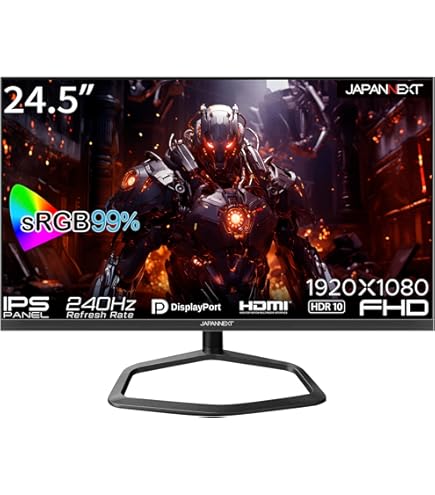 Amazon.co.jp: JAPANNEXT 24.5インチ ゲーミングモニター 240Hz 1ms