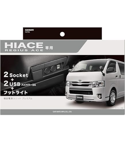 Amazon | ユーアイビークル ハイエース リアクーラー＆リアヒーター