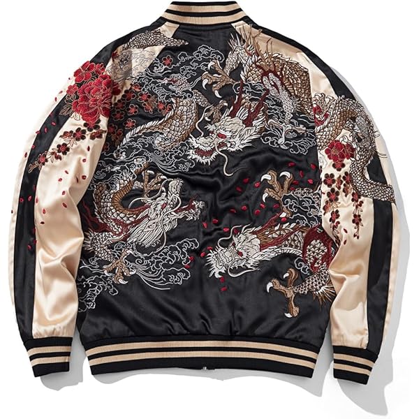 Hoshihime 別珍 虎刺繍 スカジャン スーベニアジャケット LL 2025年