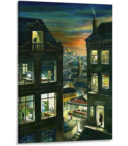 Amazon.co.jp: Buyartforless フレーム入りナイトホークス 1942