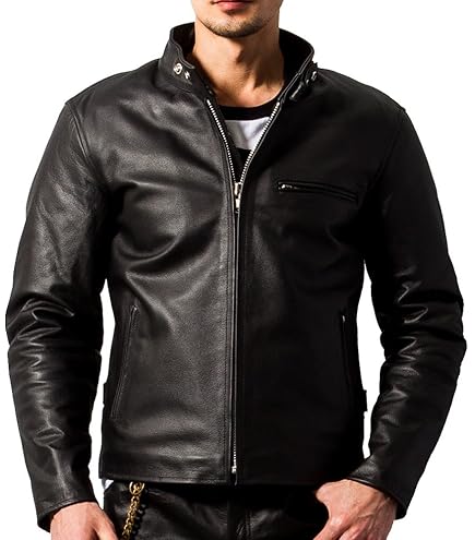 Amazon | ナンカイ(NANKAI) シングルライダース レザージャケット RDJ