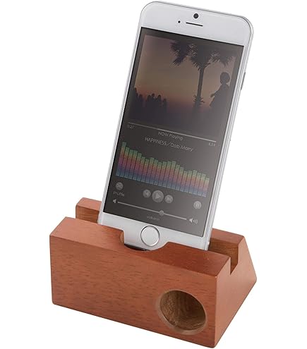 Amazon.co.jp: TSUCIA スマホスピーカー スタンド 天然竹製 スマホ