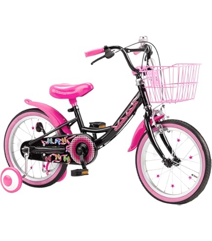 Amazon | ミニーマウス・ポルカドットS 16インチ 子供用自転車