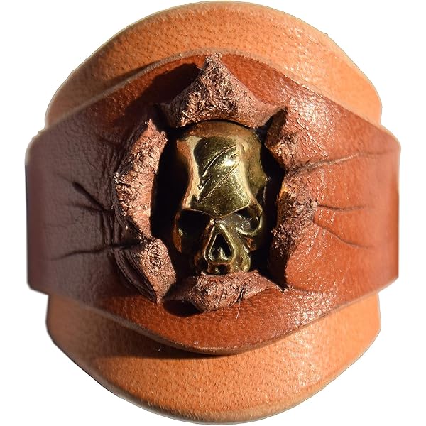 Amazon | ETACHI メンズ スカーフリング 牛革とコイン製 Ami Click