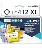 Amazon.co.jp: LCL LC412XL 4色セット 互換インクカートリッジ LC412
