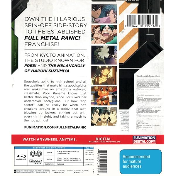 Amazon.co.jp: フルメタルパニック！The Second Raid Blu-ray BOX (PS3