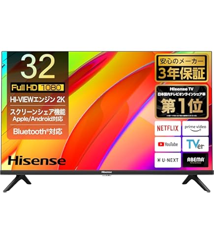 Amazon | ハイセンス 32V型 液晶 テレビ HS32K220 ハイビジョン 2014年