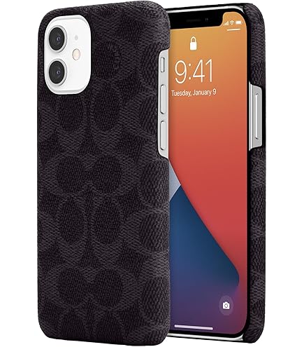 Amazon.co.jp: [Coach] iPhone 12 mini ケース 背面型 Protective Case