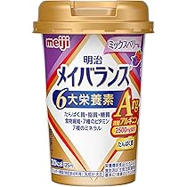 Amazon.co.jp: メイバランスミニカップ バナナ味 125ml×12本 明治