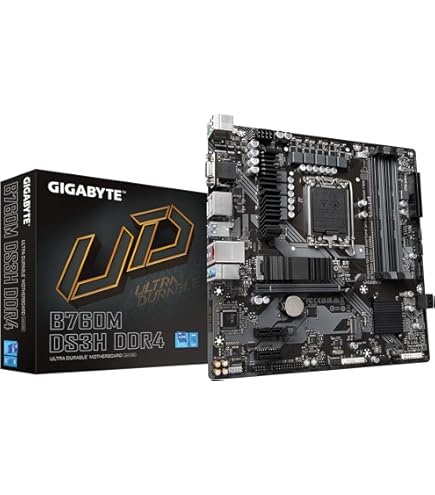 Amazon | Gigabyte B760M DS3H DDR4マザーボード - Intel Core 第14