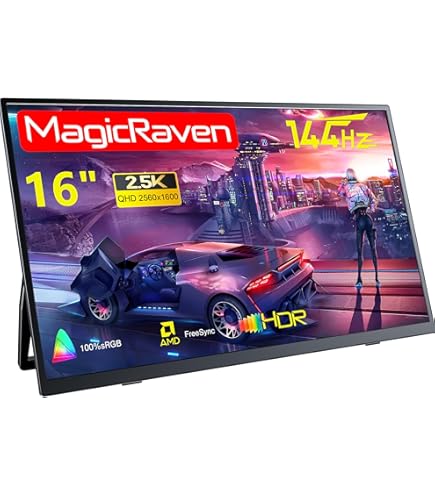 Amazon.co.jp: モバイルモニター 144Hz ARZOPA 15.6インチ 1ms