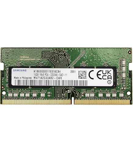 Amazon.co.jp: Samsung SODIMM 16GB PC4 3200 DDR4 1Rx8 M471A2G43AB2
