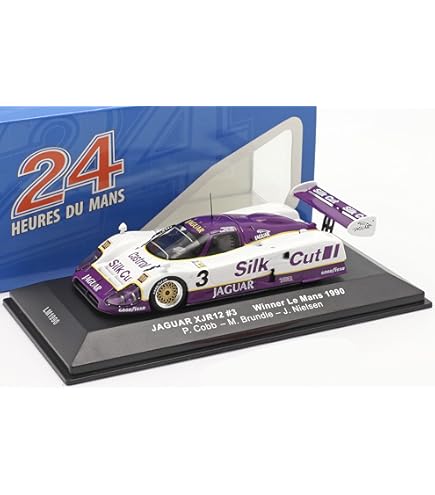 Amazon | ixo 1/43 シルクカット ジャガー XJR12 3 ルマン 24h 1990