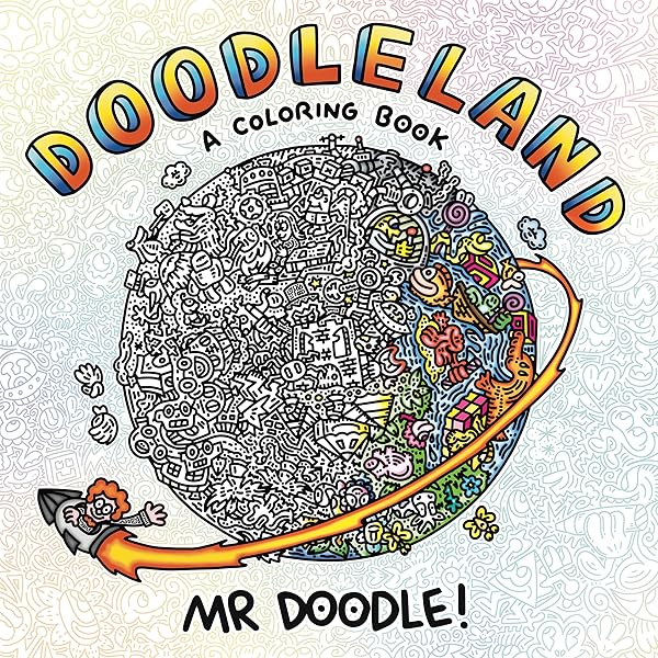 Amazon.com: Mr. Doodle Coloring Book: Discover the world of tigers