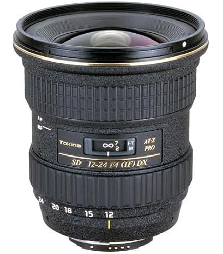 Amazon.com : Tokina at-X PRO 12-24mm F4 DXII Lens - Canon AF Mount