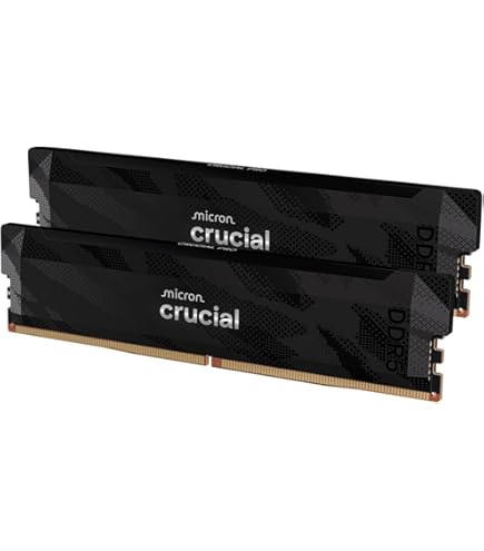Crucial Pro 32GB DDR5 RAM Kit (2x16GB),CL36 6000MHz, Overclocking