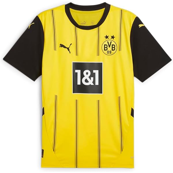 Amazon.com: PUMA 2021-22 Borussia Dortmund Home Jersey - Yellow