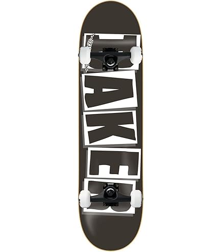 Amazon.com : BAKER Skateboard Complete Logo Black/White 8.0