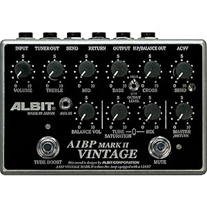 ALBIT A2BP Pro MARK II - 2チャンネル仕様のベース用プリアンプ