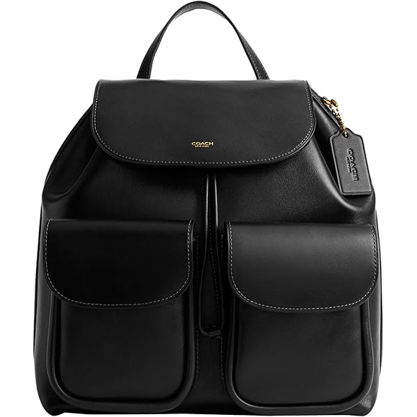 Amazon.com: COACH Women's Runway Backpack Large, Black : Clothing
