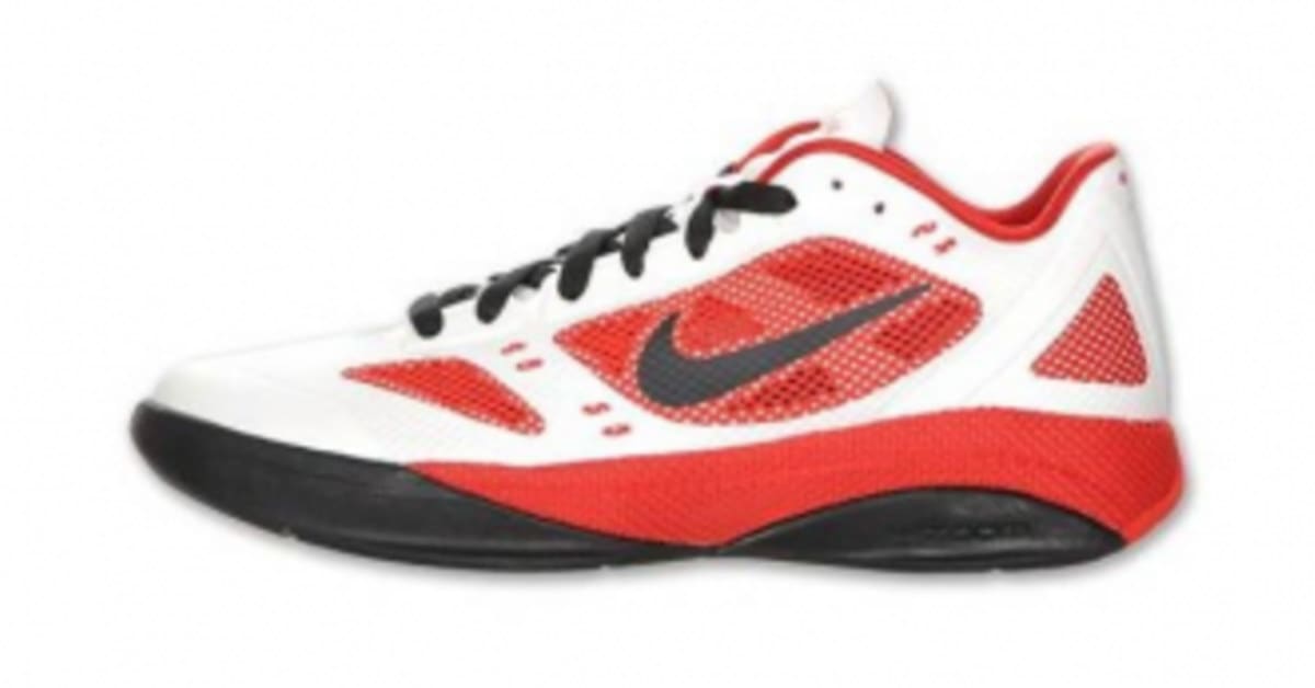 Nike Zoom Hyperfuse 2011 Low - White/Sport Red-Black Available