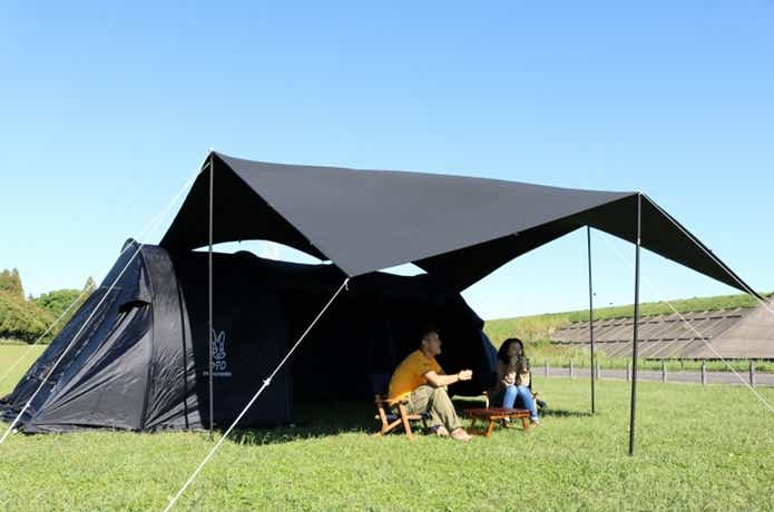 カマボコテント2ブラック「黒カマ」は本当に暑くない？秋冬には最適