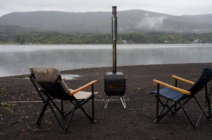 一年中楽しめる！】鎌倉天幕がこだわりぬいた1台3役の薪ストーブが登場